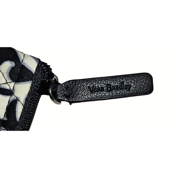 Vera Bradley Makeup Bag Zip Closure 7X5 Scroll Medallion Purple Black White NEW - Picture 4 of 11
